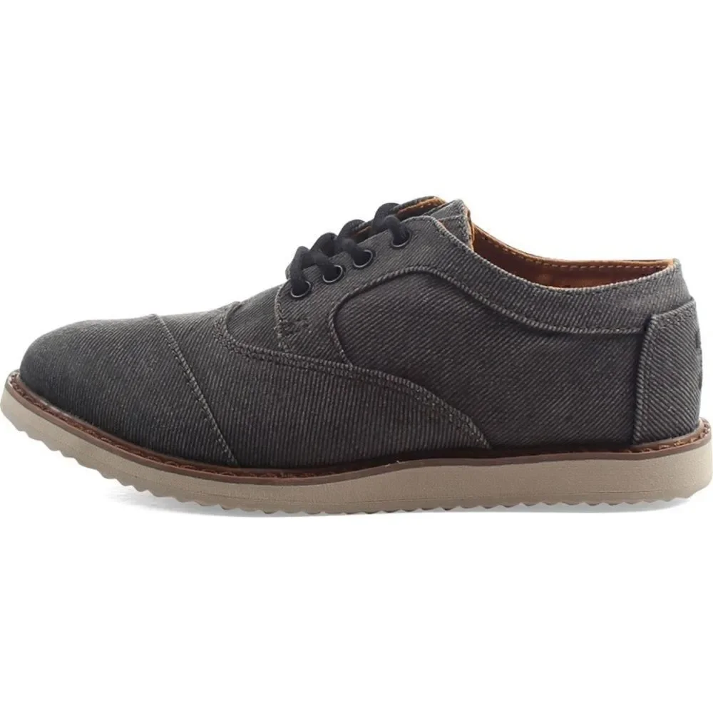 TOMS | Mens TOMS Brogue Lace-Up Ash Aviator Twill | 9.5